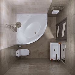 Triton Акриловая ванна Грация 140 – фотография-6